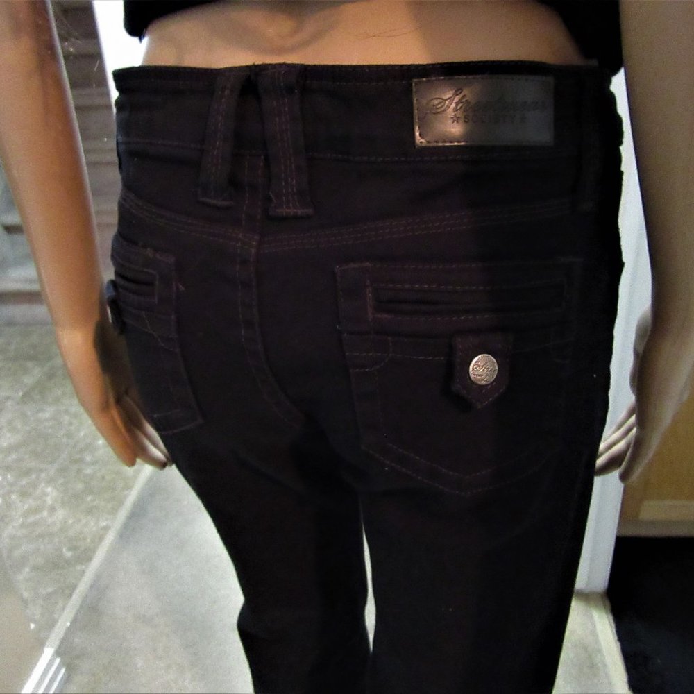 Ladies Black Pants Streetwear Society Size 9